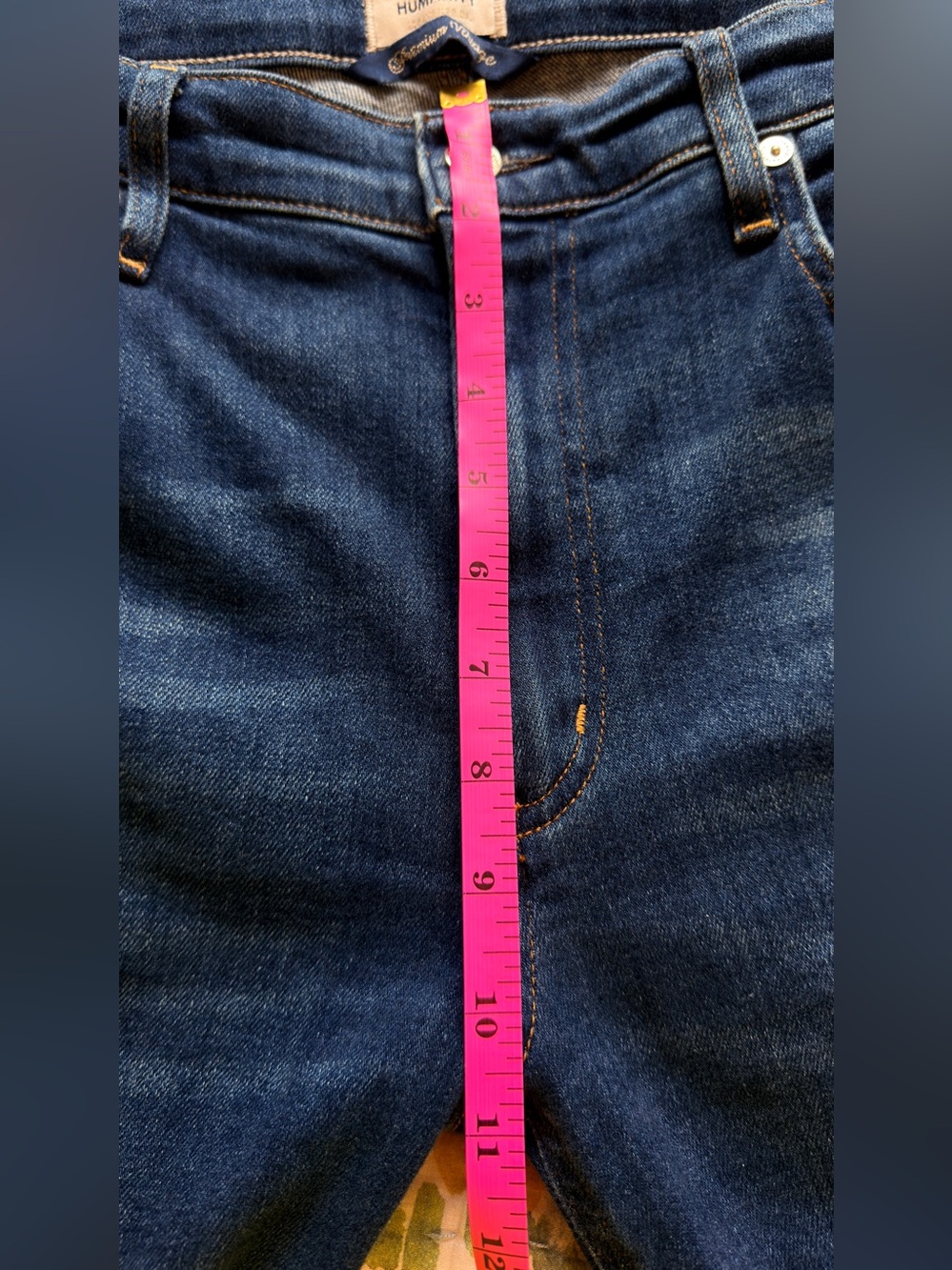 Citizens Of Humanity Dark Blue Straight-Leg Jeans - Picture 5 of 15